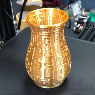 Labirinto vaso justin lin casa jardim utensílios domésticos vasos potes plantadores openscad personalizador 3d print model - Mito3D