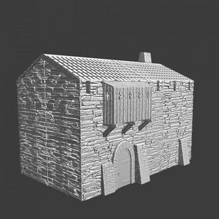 medieval fortified crusader outpost northern crusades miniatures Tabletop Characters & Creatures Historical Universe 3D Printable Terrain printable ancient farm house model modular terrain miniature system castle 28mm scenery fortress protected 3d print model - Mito3D