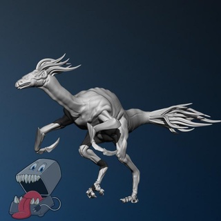 pethala feed 3dprinter Tabletop Characters & Creatures Fantasy Universe fast runner steed 3d print model - Mito3D