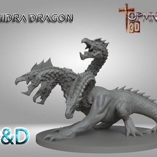 hidra Drago parà d ignacio berbel garcia tavolo personaggi creature fantasia universo troll warhammer ogro in anni orco laboratorio gioco giganti idrodrago 3d print model - Mito3D