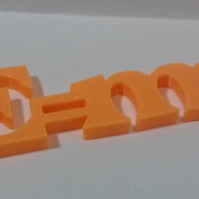 Wissenschaft Spaß mc2 Magneten Bildung math lernen emc2 3d print model - Mito3D