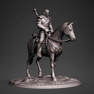 paladin horse clynche art Tabletop Characters & Creatures Fantasy Universe Store tabletop rogue dnd sorcerer 3d print model - Mito3D