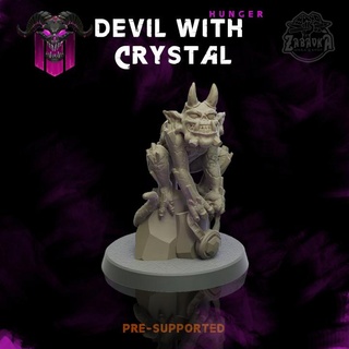 devel kristal eğlence atölye masaüstü karakterler yaratıklar fantezi Evren mağaza 3d print model - Mito3D