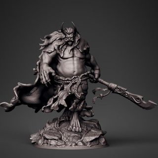 oni clynche art  Tabletop Tabletop Characters & Creatures Fantasy Universe Tabletop Tabletop Characters & Creatures Store tabletop dnd oni  3d print model - Mito3D