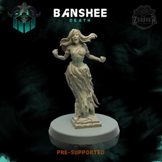banshee zabavka workshop Tabletop Characters & Creatures Fantasy Universe battle fantasy girl undead dnd 5e wich 3d print model - Mito3D
