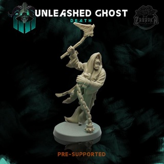 unleashed ghost zabavka workshop Tabletop Characters & Creatures Fantasy Universe battle fantasy skull undead d&d dnd 5e 3d print model - Mito3D