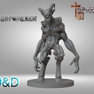 gece gezen para d Ignacio Berbel Garcia masaüstü karakterler yaratıklar fantezi Evren trol ogro orco cüce dev oyun atölyesi Walhammer 3d print model - Mito3D