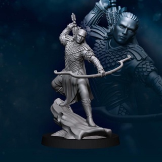 leingel forest prince davale games Tabletop Characters & Creatures Fantasy Universe elf fantasy wargames miniature 3dprinting 28mm dnd frostgrave tabletopgames humans davalegames 3d print model - Mito3D
