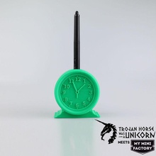 antique wacom pen holder & garden clock penholder trojanhorsewasaunicorn 3d print model - Mito3D