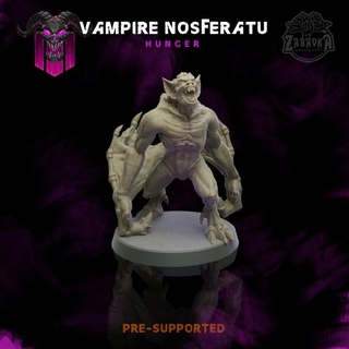 vampire nosferatu amusement atelier table personnages créatures fantaisie univers bataille Mort vivant marteau guerre dnd signifier 5e faim 3d print model - Mito3D