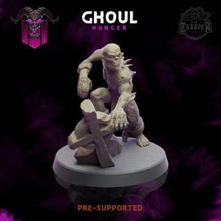 ghoul zabavka workshop Tabletop Characters & Creatures Fantasy Universe Store battle fantasy miniatures rpg undead death hunger wargame d&d dnd 3d print model - Mito3D