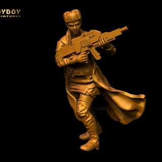 sci-fi miniature russian women soldier model 2 toydoy miniatures Tabletop Characters & Creatures Sci-Fi Universe 3d print army fantasy female girl rpg wargames warhammer woman necromunda scifi boardgame tabletop cyberpunk infinity stargrave 3d print model - Mito3D