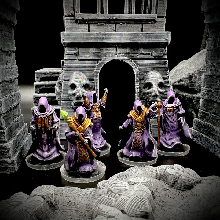 mages guild ill gotten games Tabletop Characters & Creatures Sci-Fi Universe dragons dungeons fantasy miniatures rpg wargaming miniature roleplaying tabletop 28mm wizards 32mm 30mm ttrpg crux 3D print model - Mito3D