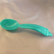 spoon & garden food soup cutlery cutlary 3d print model - Mito3D