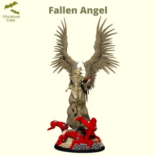 caído ángel locura miniatura mesa caracteres criaturas fantasía universo Tienda demonio jefe dragones mazmorras d dnd 3d print model - Mito3D