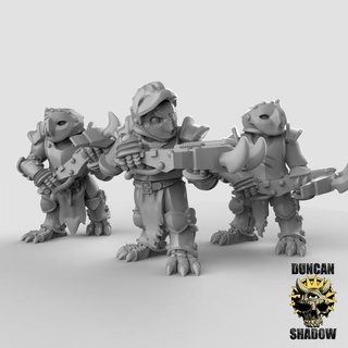 armored owls crossbows pre supported duncan shadow Tabletop Characters & Creatures Fantasy Universe animal dungeons fantasy owl dnd folk anthropomorphic kingsofwar ttrpg anthro birl 3d print model - Mito3D