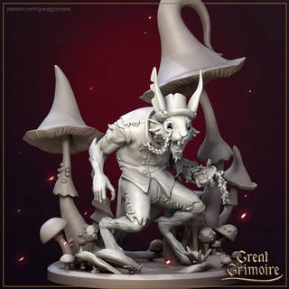 white rabbit great grimoire Tabletop Characters & Creatures Fantasy Universe clock giant watch alice base mushroom 35mm fairytale 32mm late waist 3d print model - Mito3D