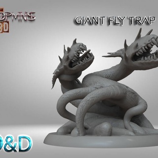 dev uçmak tuzak para d Ignacio Berbel Garcia masaüstü karakterler yaratıklar fantezi Evren trol Warhammer ogro dem nio orco cüce oyun atölyesi Dev sinek kapanı 3d print model - Mito3D