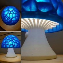 Pilz led Tisch Schreibtisch Lampe Garten 3d print model - Mito3D