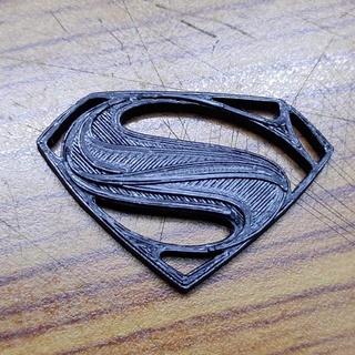 homme acier logo abhishek ventilateur art logos super héros dc Superman 3d print model - Mito3D