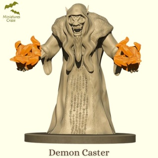 demone caster miniaturescraze tavolo personaggi creature fantasia universo esercito Drago inferno fuoco Magia prigione d dnd 3d print model - Mito3D