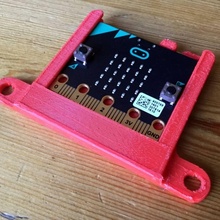 micro bit cartella a4 titolare l'istruzione clip microbit bbc a4folder 3d print model - Mito3D