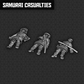 Samurai Verluste smol Miniaturen Tischplatte Zeichen Kreaturen Fantasie Universum Körper Speer Wargaming Bogen 3d print model - Mito3D