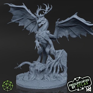 alessin guardian regrowth atlas 3dss Tabletop Characters & Creatures Fantasy Universe Store boss dragon forest green leaf nature tree wings magic tabletop trees growth season leaves spirit dnd druid seasons dryad faerie presupported supported greens faeries forestdragon naturedragon atlas3dss 3d print model - Mito3D