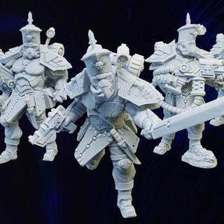 firstborn spetsnaz squad ghamak Tabletop Characters & Creatures Sci-Fi Universe 40k army dark grim guard model unit warhammer imperial hammer wargame astra 40 militarum 40000 wh grimdark 3d print model - Mito3D