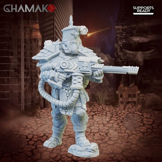 firstborn spetsnaz 1 ghamak Tabletop Characters & Creatures Sci-Fi Universe 40k dark grim model sci-fi warhammer hammer astra 40 militarum 40000 wh grimdark 3d print model - Mito3D