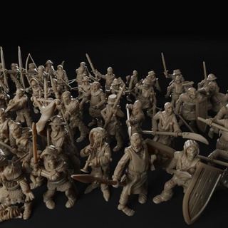 corpse walker complete set 51 miniatures stormforge minis Tabletop Characters & Creatures Fantasy Universe Store archer army dragon dungeons fantasy medieval skeleton undead wargaming warrior zombie dead boardgame tabletop horde d&d necromancer 3d print model - Mito3D