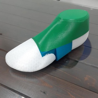 protesica piede po paraguay accessibilità ortotico pla torta polipropilene protesico 3d print model - Mito3D