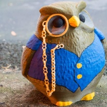 cedric owl king's quest fan art adventure dosgames kinggraham king'squest pcgames pointandclick sierra 3d print model - Mito3D
