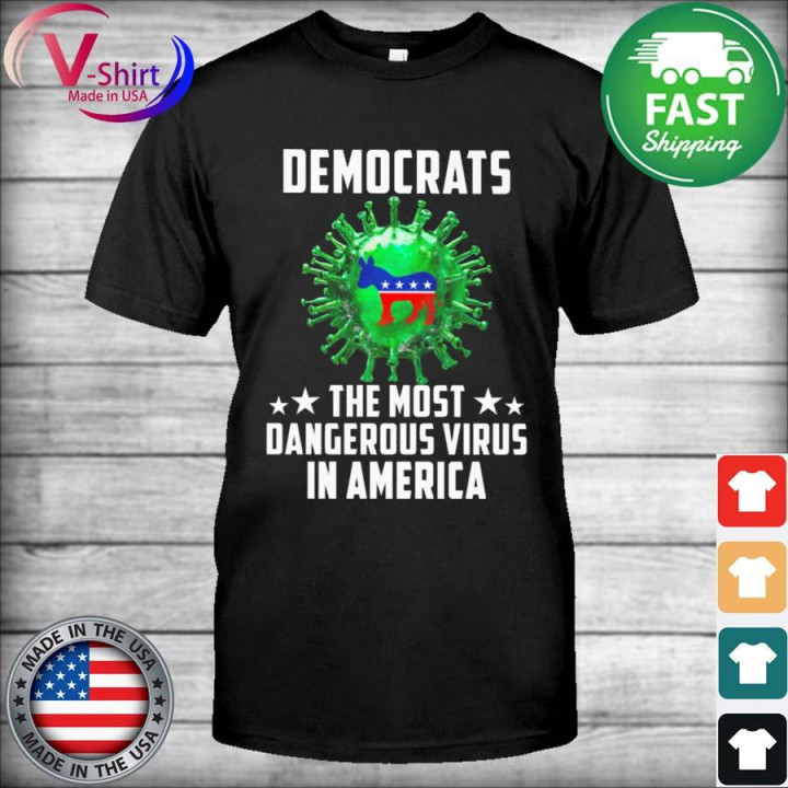 corona democratico pericoloso virus America camicia negozio vqt https vqtshirtcom Prodotto democrat the most dangerous in america shirt 3D print model - Mito3D