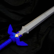 legend zelda link's master sword color print props & cosplay 3d print model - Mito3D