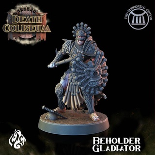beholder gladiator crippled god foundry Tabletop Characters & Creatures Fantasy Universe fantasy rpg wargames death arena dnd pathfinder coliseum cgf 3d print model - Mito3D