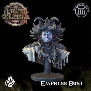 empress bust version crippled god foundry Tabletop Characters & Creatures Fantasy Universe Fan Art Busts demon fantasy rpg death gladiator arena collectible dnd tiefling pathfinder coliseum cgf 3d print model - Mito3D