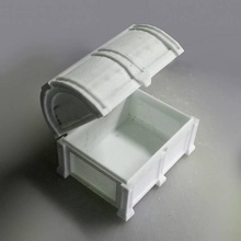 Piraten Truhe Garten box Brust Sarg cofre Schatz 3d print model - Mito3D