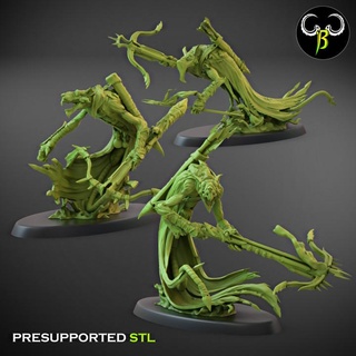 silent executionners set claybeastcreation Tabletop Characters & Creatures Fantasy Universe dark fantasy ghost rat assassin crossbow vermin executionner 3d print model - Mito3D