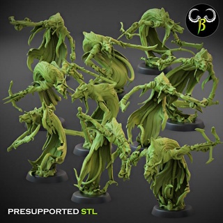 sneaky stabber distance squad claybeastcreation Tabletop Characters & Creatures Fantasy Universe dark fantasy ghost rat assassin reaper 3d print model - Mito3D