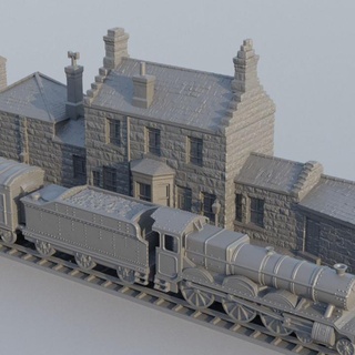 Goathland train gare oliver spathe table Véhicules Machines 3D imprimable terrain 3d print model - Mito3D
