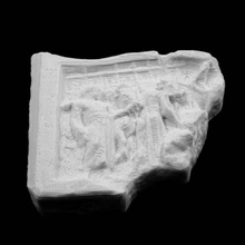relevo representando bull sacrifícios museu galo romano tongeren bélgica scan 3d print model - Mito3D