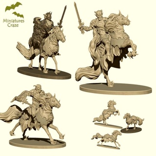 diablo caballeros monta locura miniatura mesa caracteres criaturas fantasía universo Tienda dragones mazmorras Caballero mini montar caballo d dnd 3d print model - Mito3D