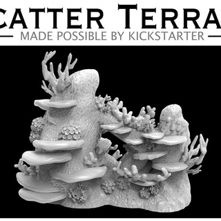 coral reef mia kay Tabletop 3D Printable Terrain Fantasy dragons dungeons fantasy game gaming mini rpg terrain miniature tabletop dnd scatter 3d print model - Mito3D