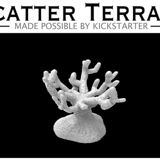 coral curto mia ok tampo mesa 3D imprimível terreno fantasia dragões masmorras jogos mini rpg miniatura dnd espalhar 3d print model - Mito3D