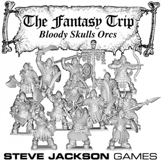 fantasy trip foes bloody skull orcs steve jackson games Store stl miniatures orc rpg minis tft stls fantasytrip thefantasytrip 3d print model - Mito3D