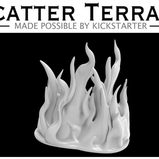 ateş duvar Mia kay ejderhalar Zindanlar fantezi oyun mini rpg arazi minyatür masaüstü harf kodlamak dnd Etkileri dağılmak 3d print model - Mito3D