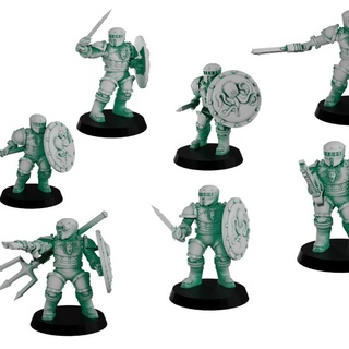 akwafell auxilia deepwater assault squad kdude kreations Store 40k guard sci-fi wargaming warhammer imperial tabletop underwater 28mm dnd nautical astra militarum starfinder 3d print model - Mito3D