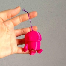 wip robot hang & garden 3d print model - Mito3D