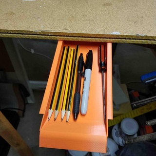 concealed handy drawer mike furniture tools workshop 3d print model - Mito3D